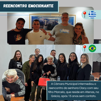 DE TRÊS PASSOS A GRÉCIA: MÃE REECONTRA FILHO APÓS 15 ANOS SEM CONTATO