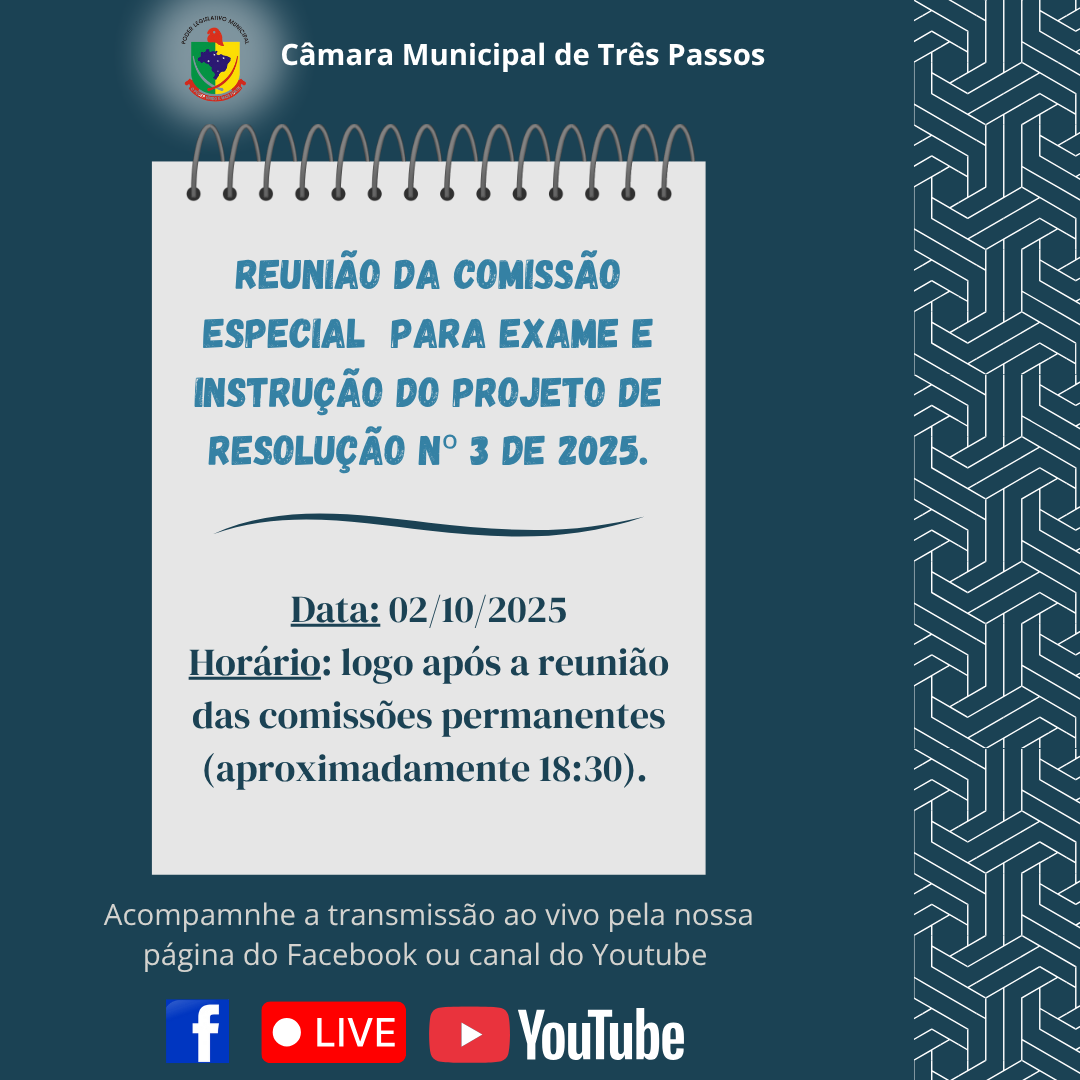 REUNIÃO DA COMISSÃO ESPECIAL 