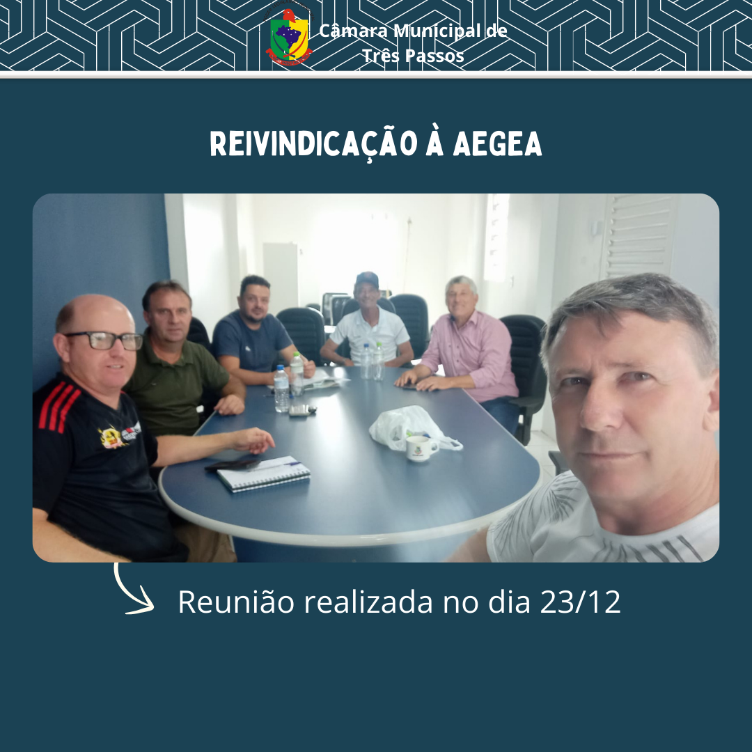 VEREADORES REALIZAM REUNIÃO NA ÚLTIMA TERÇA-FEIRA PARA REIVINDICAÇÃO À AEGEA